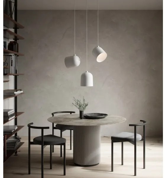 Nordlux - Lampada a sospensione con cavo ANGLE 1xE27/25W/230V bianco