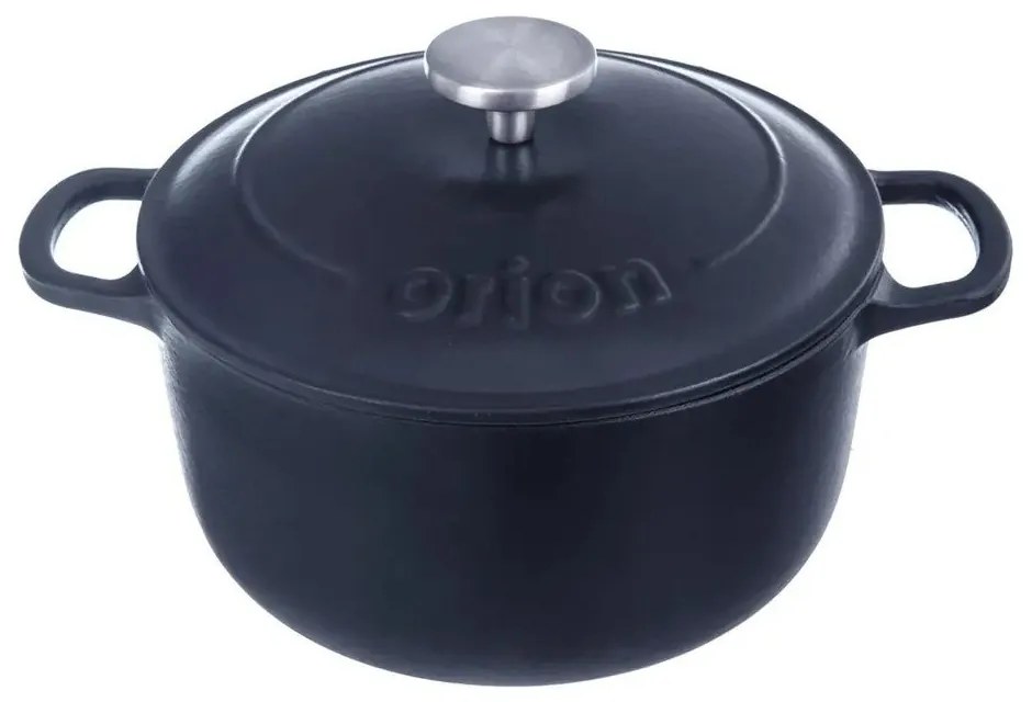 Pentola in ghisa con coperchio incluso adatta all'induzione 5,2 l LITINA SMALT - Orion