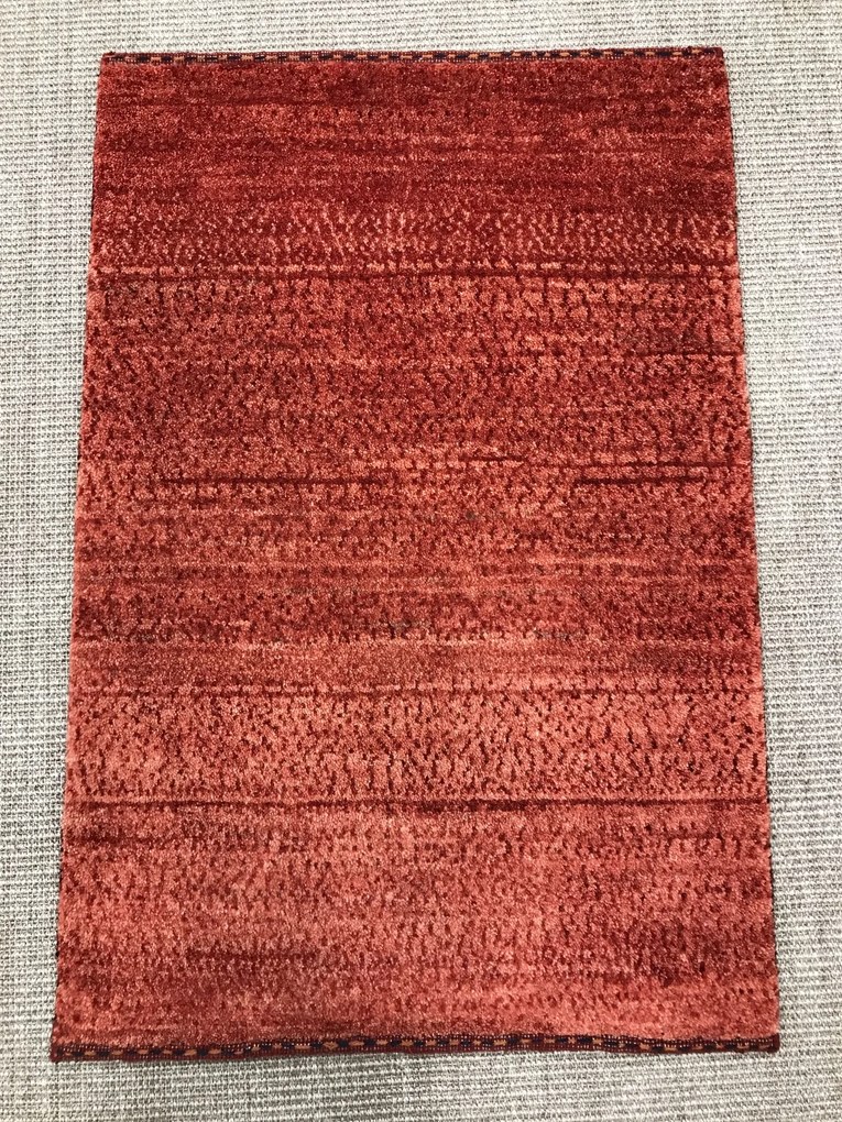 Gabbeh Tappeto 60 x 90 Rosso (Iran) Annodato A Mano