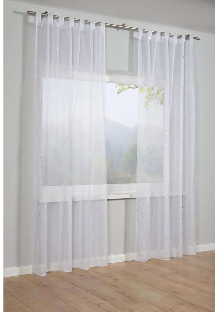 Tenda sottile bianca in voile 140x245 cm – Sehlbach