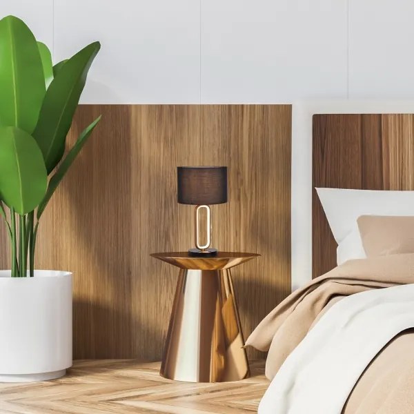 Rabalux 74044 - Lampada da tavolo LED DOMIRO 1xE27/60W/230V + LED/8W