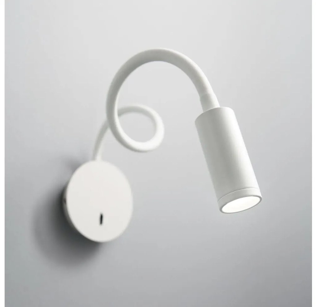 Ideal Lux - LED Lampada flessibile piccola FOCUS LED/3,5W/230V bianco