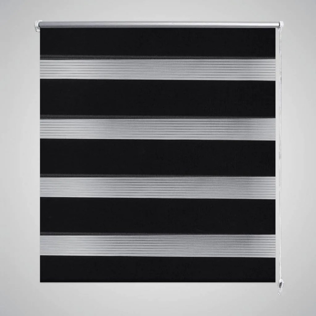 Tenda A Rullo Oscurante Zebra 90x150 Nera /