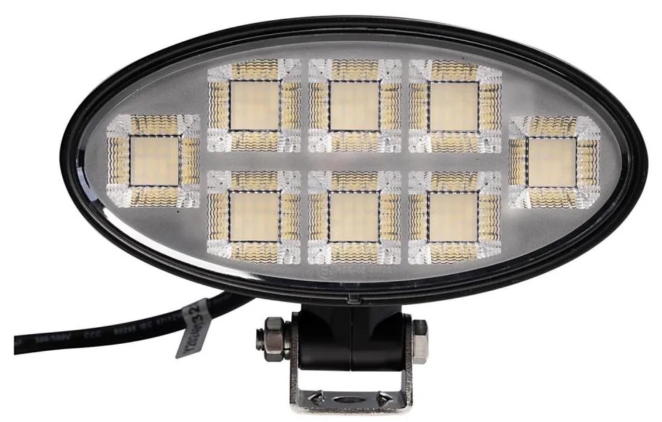 LED Faretto per macchina BLACK LED/160W/10-30V IP69 5700K ovale