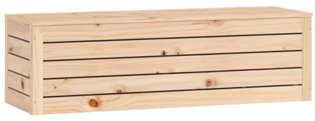 Contenitore portaoggetti 109x36,5x33 cm legno massello pino