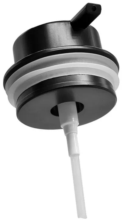 Dispenser sapone liquido in ceramica nero con effetto glitter