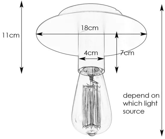 Markslöjd 108540 - Plafoniera PIATTO 1xE27/40W/230V nero