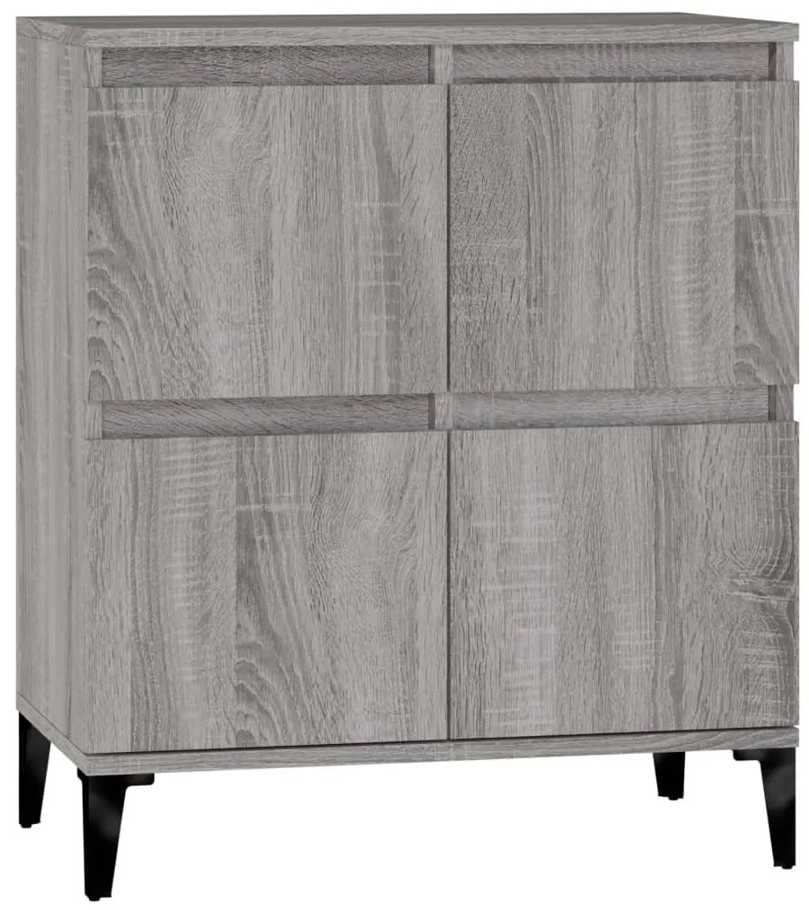 Credenza grigio sonoma 60x35x70 cm in legno multistrato