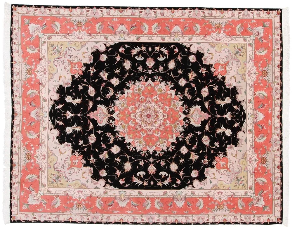Tabriz Tappeto persiano 250 x 200 Rosa (Iran) Annodato A Mano