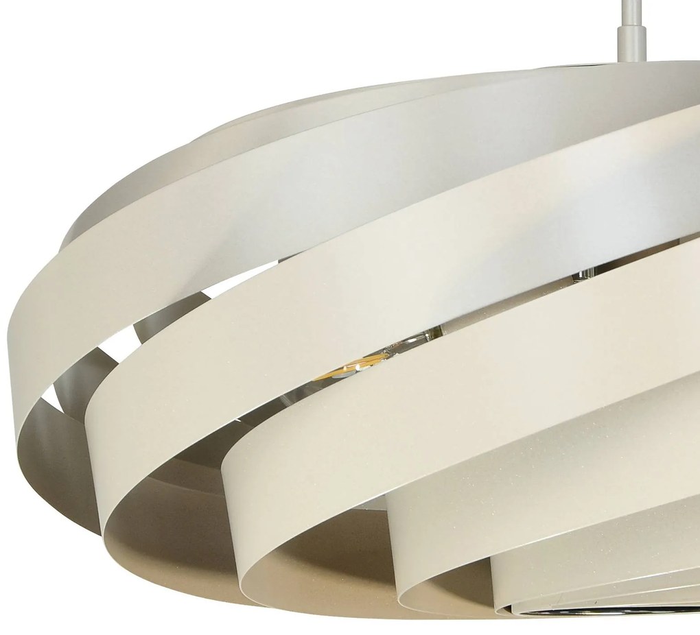 Euluna plafoniera Vento, beige, Ø 60 cm