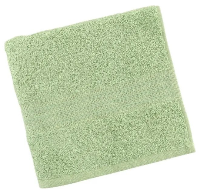 Asciugamano verde in puro cotone, 50 x 90 cm - Foutastic