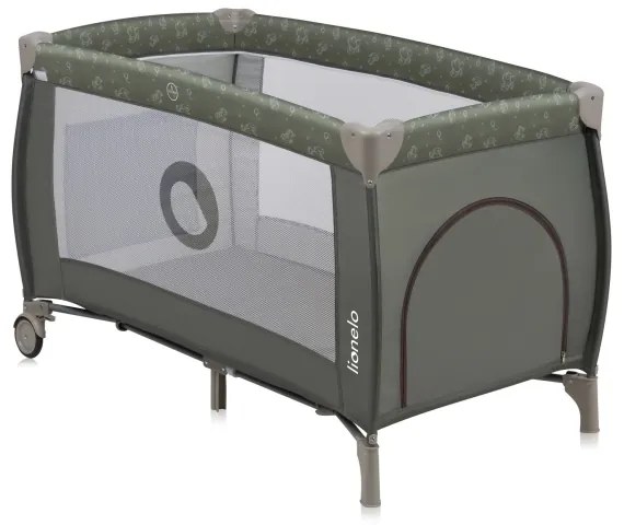 Lionelo - Lettino da viaggio SVEN PLUS Beige Oliva