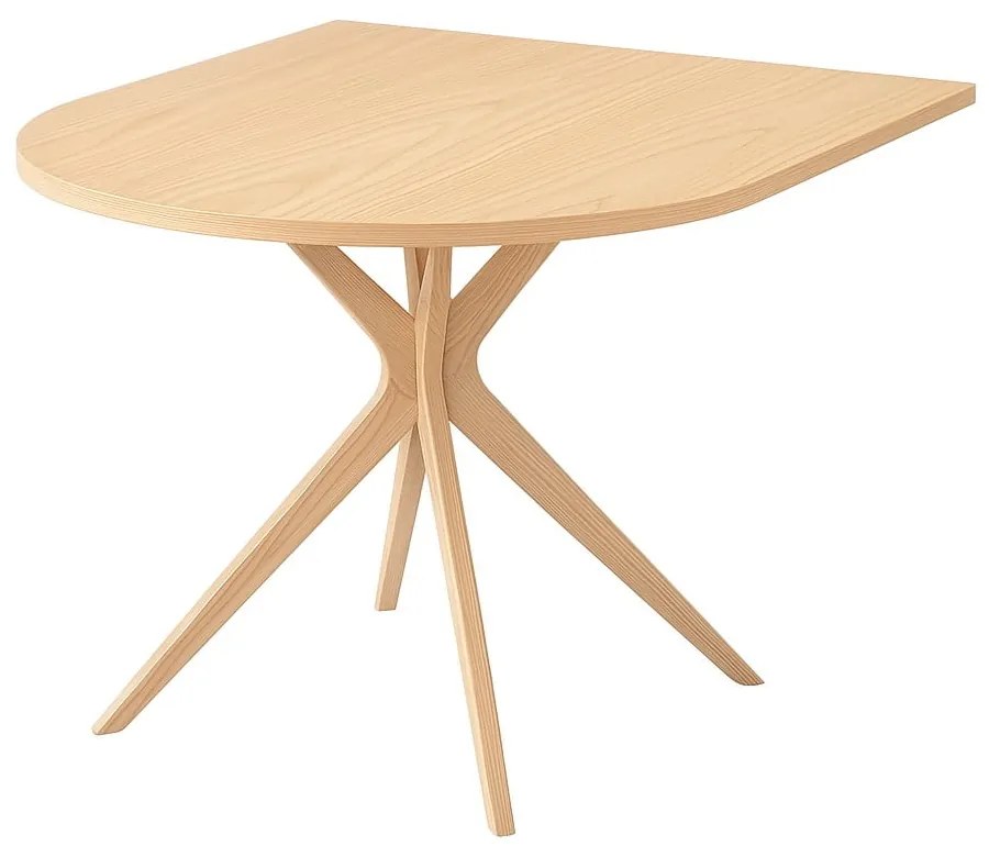 Tavolo da pranzo in frassino massiccio 90x90 cm Jubi – Ragaba