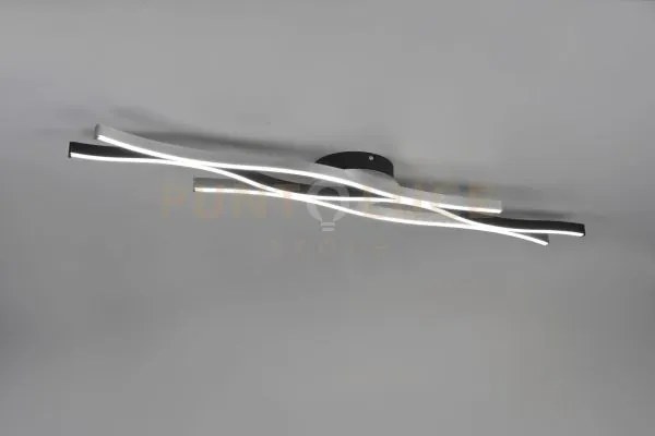 Blaze plafoniera led  35w 4300lm, 2300+3000+4000k ondulata metallo ...