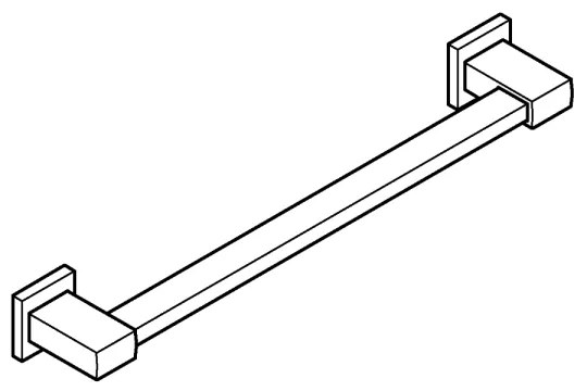 GROHE 410952430 - Maniglione per vasca START CUBE 504 mm nero