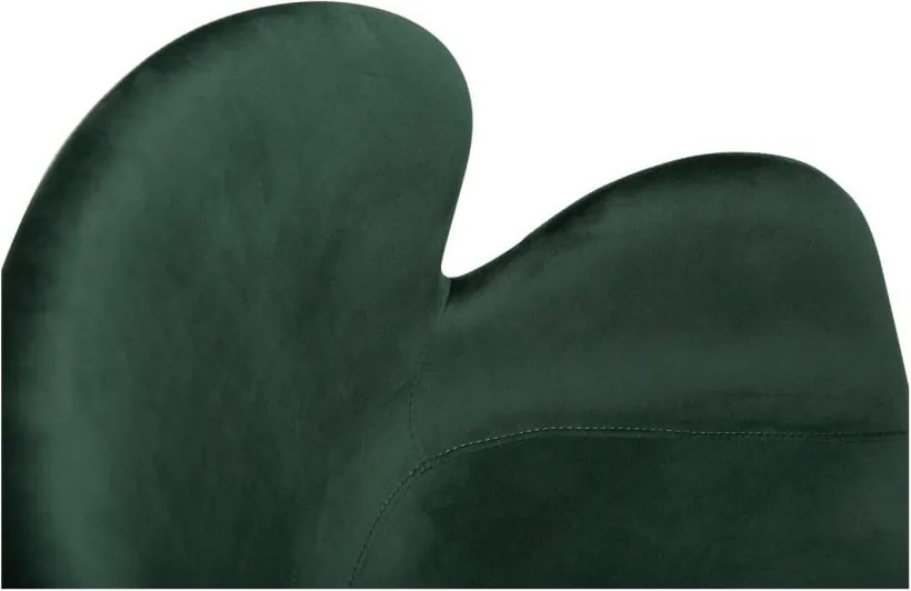 Sedia da pranzo verde in imbottito con braccioli Gaia – DAN-FORM Denmark