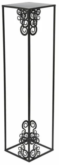 Portafiori 80x24 cm nero