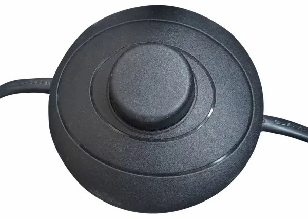 Lampada con piedistallo TEKLA 1xE27/20W/230V nero