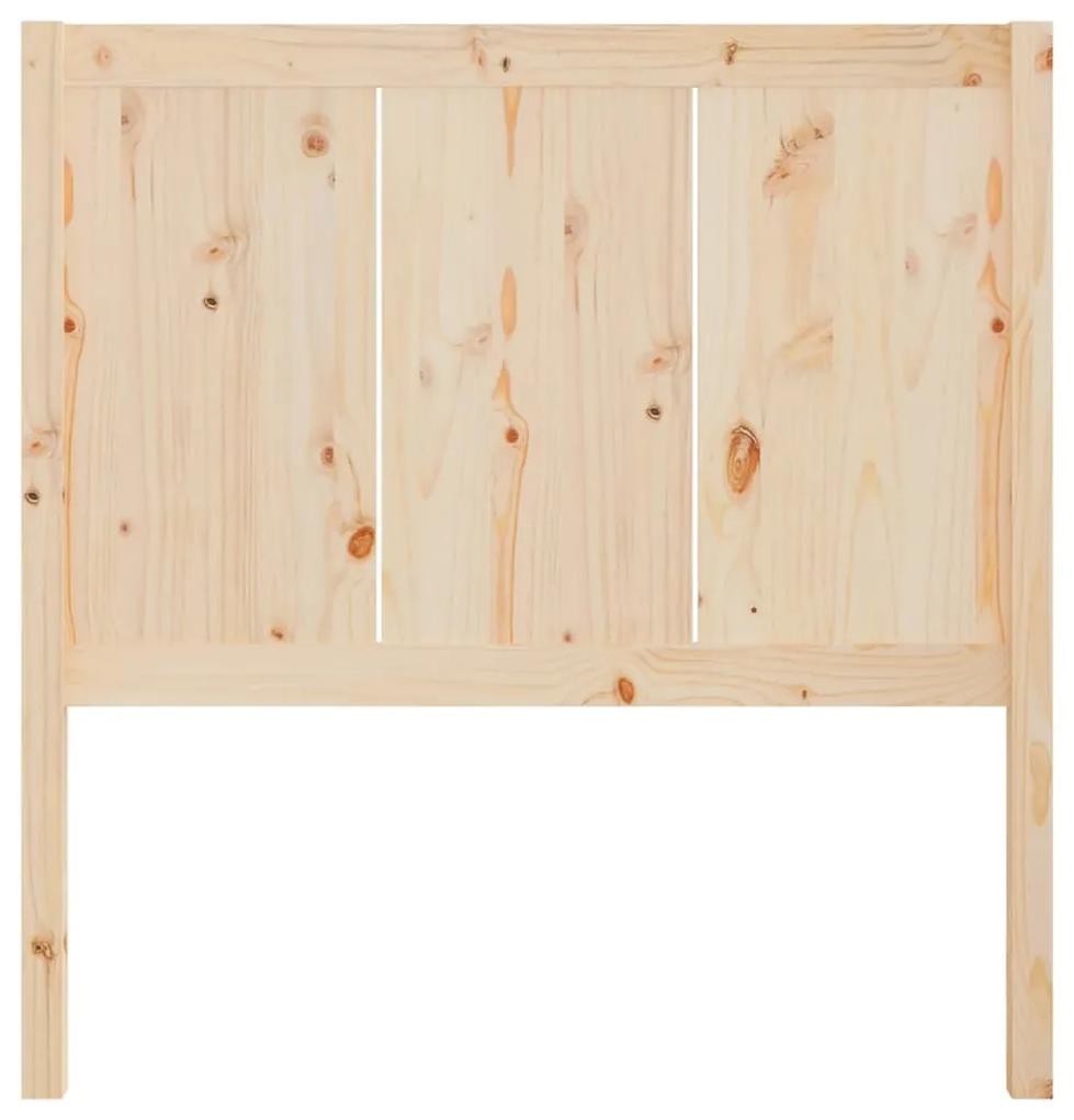 Testiera per letto 105,5x4x100 cm in legno massello di pino