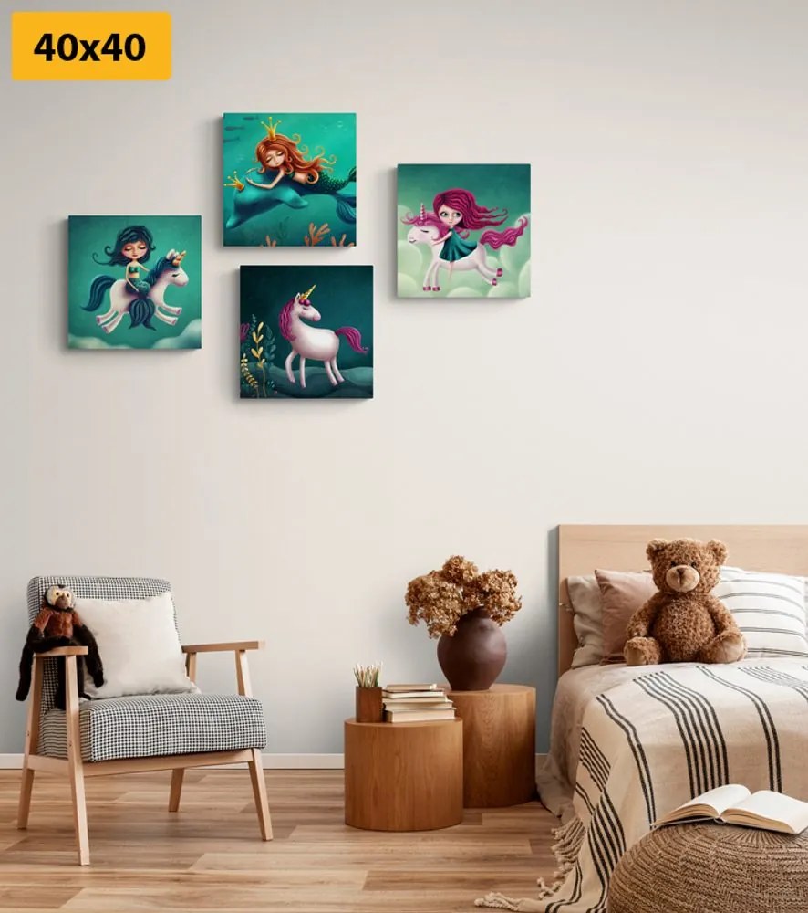 Set di quadri – Creature fiabesche