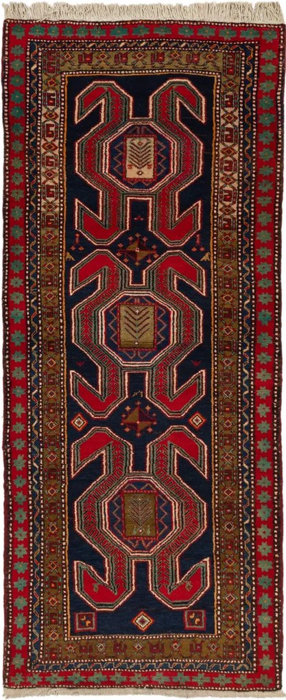 Meshkin Tappeto 310 x 130 (Iran) Annodato A Mano