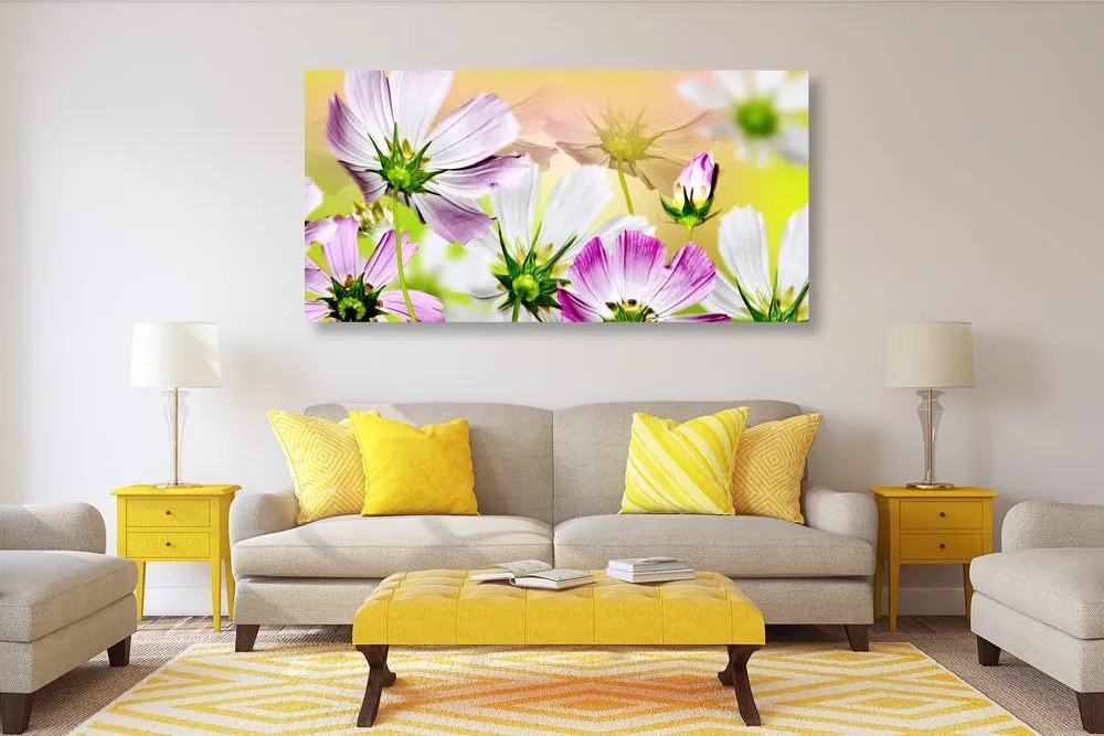 Stampa su tela – Fiori da giardino
