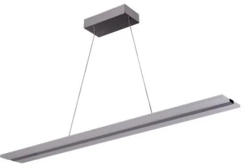 Lampadario a sospensione con filo LED dimmerabile LED/40W/230V 3000-6500K cromo + telecomando