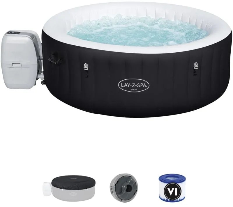 Bestway - 60001 Miami piscina idromassaggio Idro lay-z-spa cm 180xh66