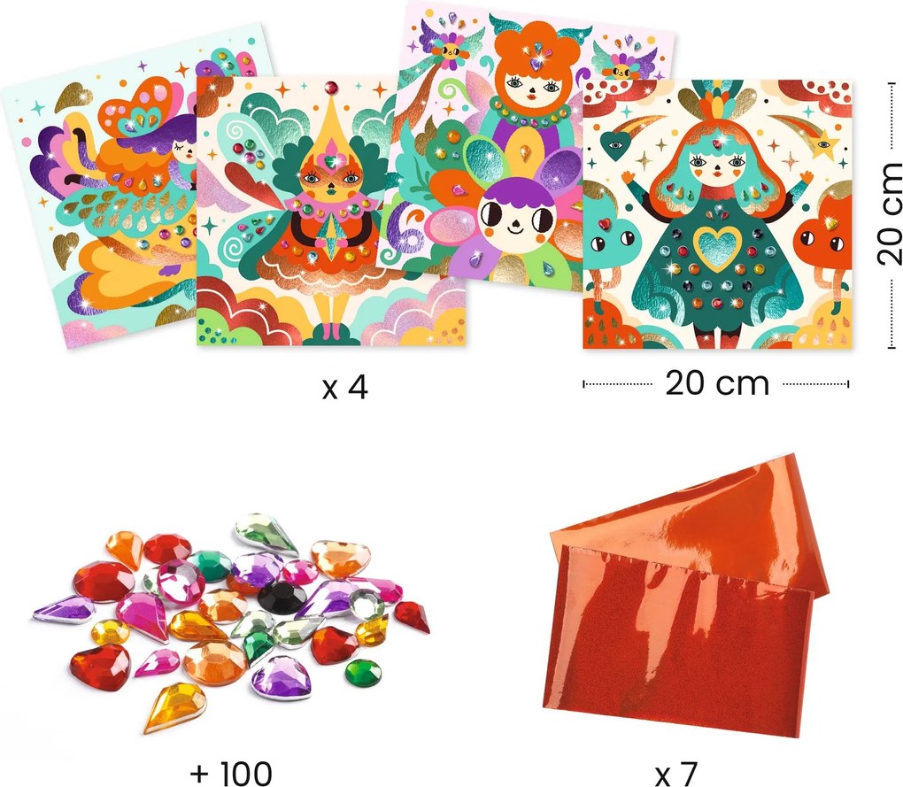 Gioco creativo con foglio metallico e pietre - Armonia