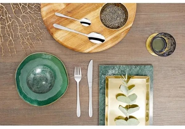 Set di posate in acciaio inox MONACO, 24 pezzi