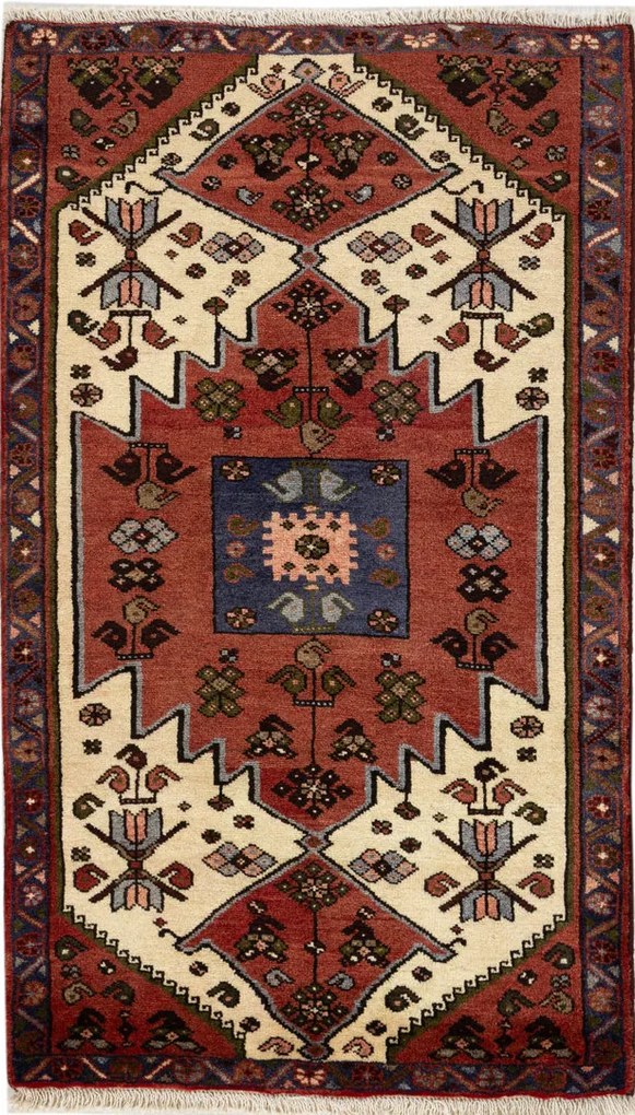Shiraz Tappeto persiano 80x140 (Iran) Annodato A Mano