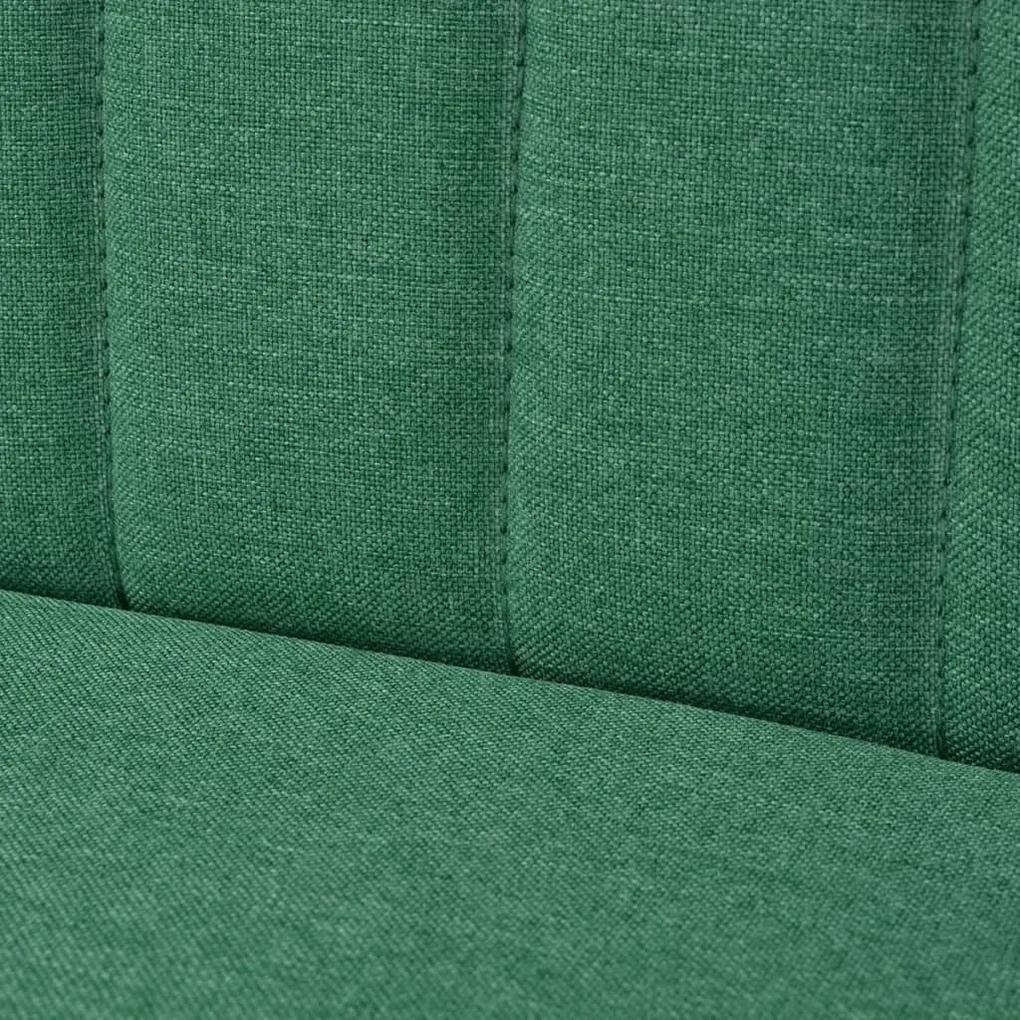 Divano in stoffa 117x55,5x77 cm verde