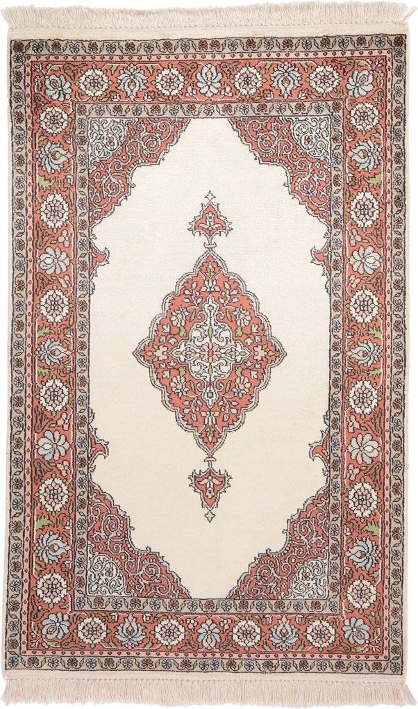 Cashmere Silk Tappeto 130 x 80 (Indian) Annodato A Mano