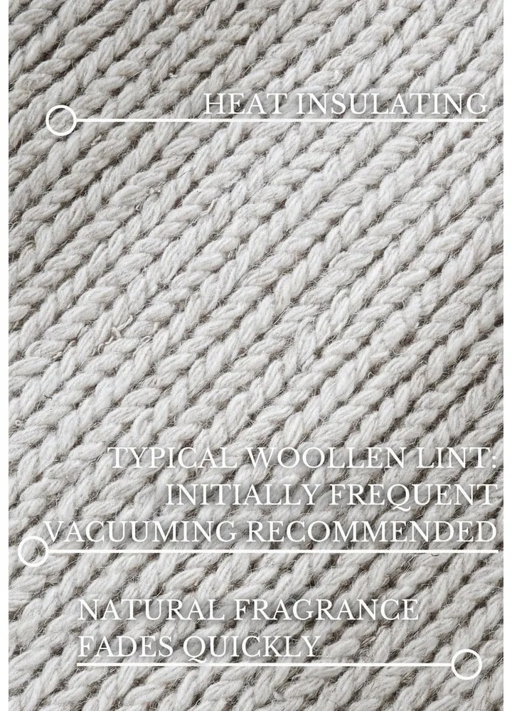 Tappeto bianco in lana tessuto a mano 80x150 cm Francois – Villeroy&amp;Boch