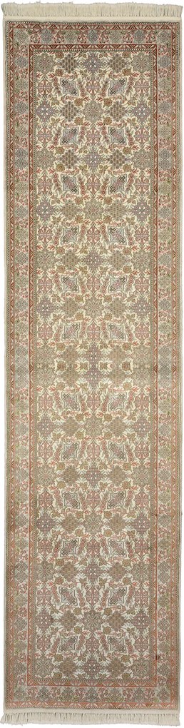 Hereke Tappeto 310 x 80 Beige (Cina) Annodato A Mano