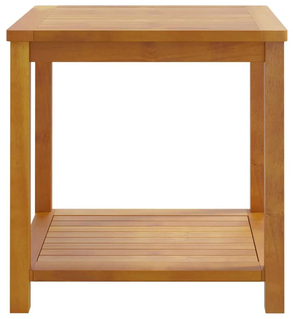 Tavolinetto in legno massello di acacia 45x45x45 cm