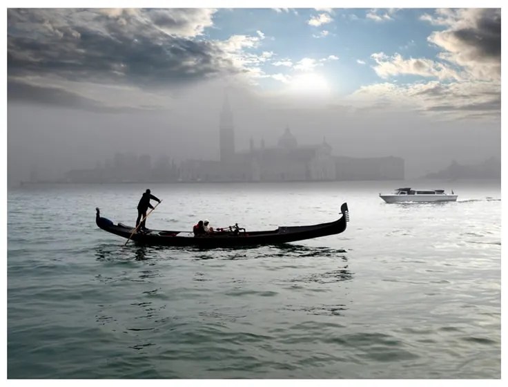 Fotomurale  Giro in gondola a Venezia  Colore Nero, Dimensioni e Misure 200x154