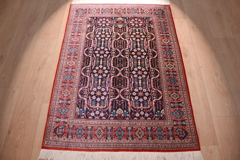 Ghom Tappeto 150x100 (Iran) Annodato A Mano