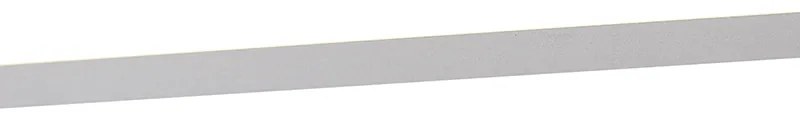 Plafoniera in acciaio 80 cm incl. LED con telecomando - Live