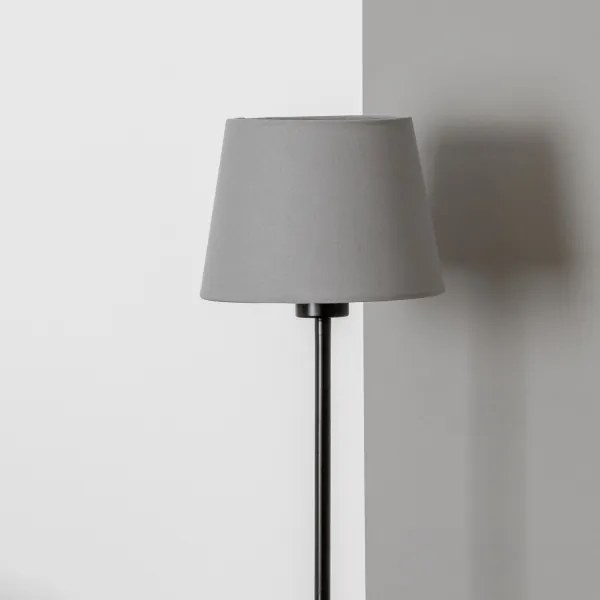 Brilagi - Lampada da terra LED CERIA 1xE27/40W/230V Ø 20,5 cm grigio/nero