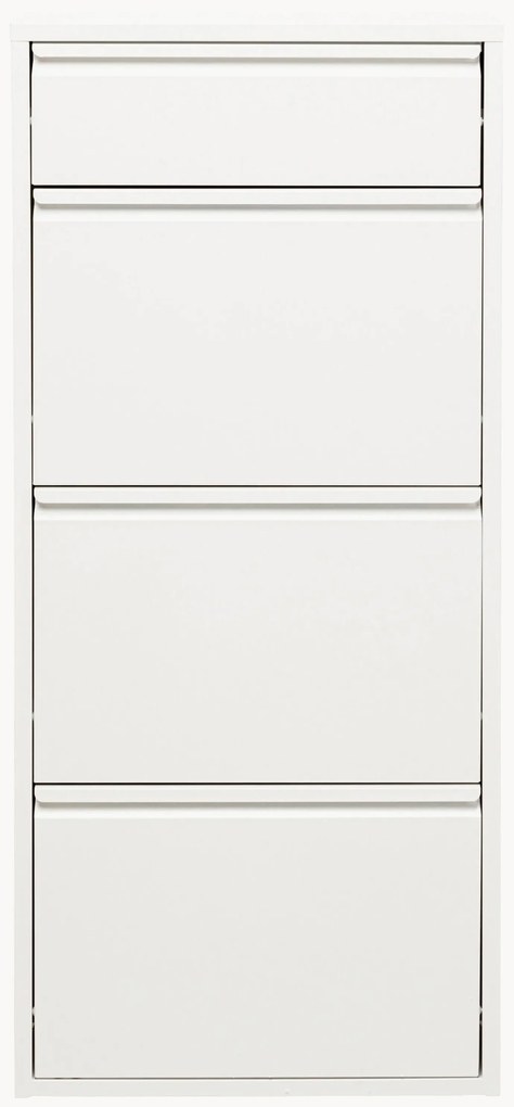 Scarpiera da parete con scomparti a ribalta Caruso