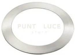 Incasso led slim nichel in alluminio 24w 2700lm 4000k 24x24x1,85 cm.