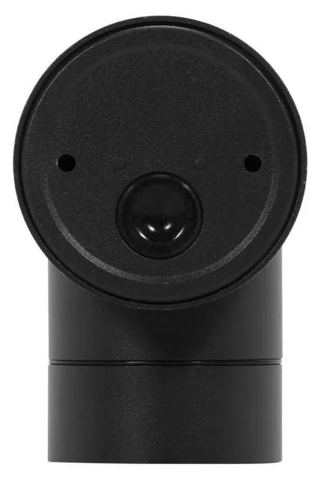 Applique Cilindrica Monodirezionale IP65 GU10 Nero Colore Nero