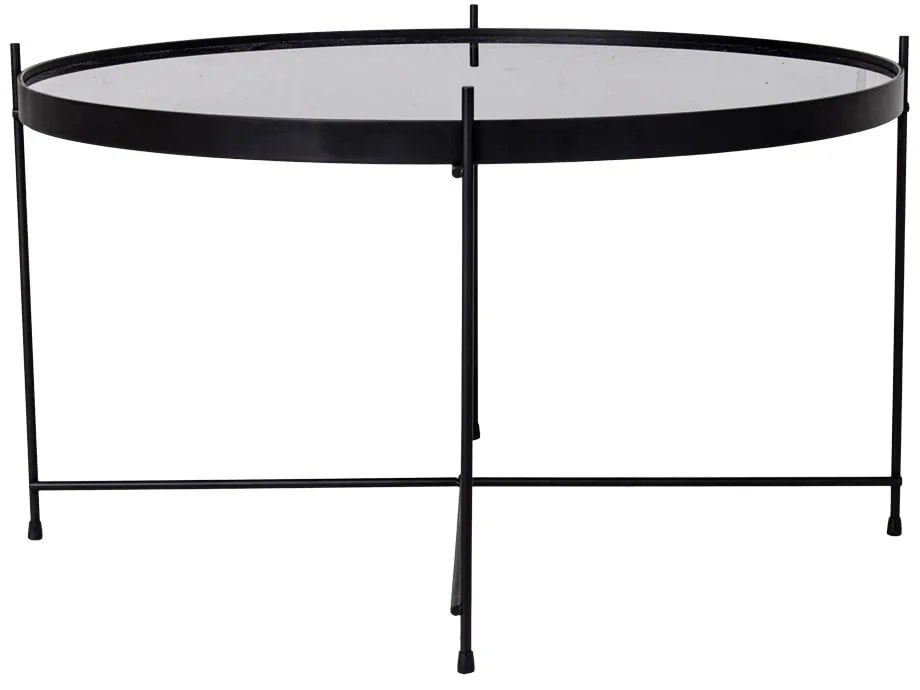Tavolino rotondo nero ø 70 cm Venezia - House Nordic