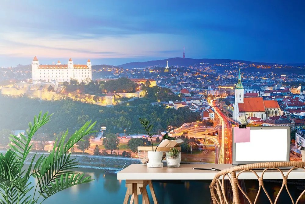 Carta da parati – Sera a Bratislava