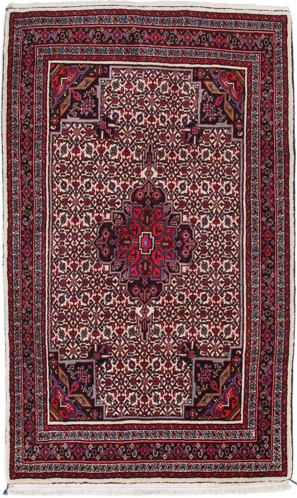 Bidjar Tappeto 130 x 220 Rosa (Iran) Annodato A Mano