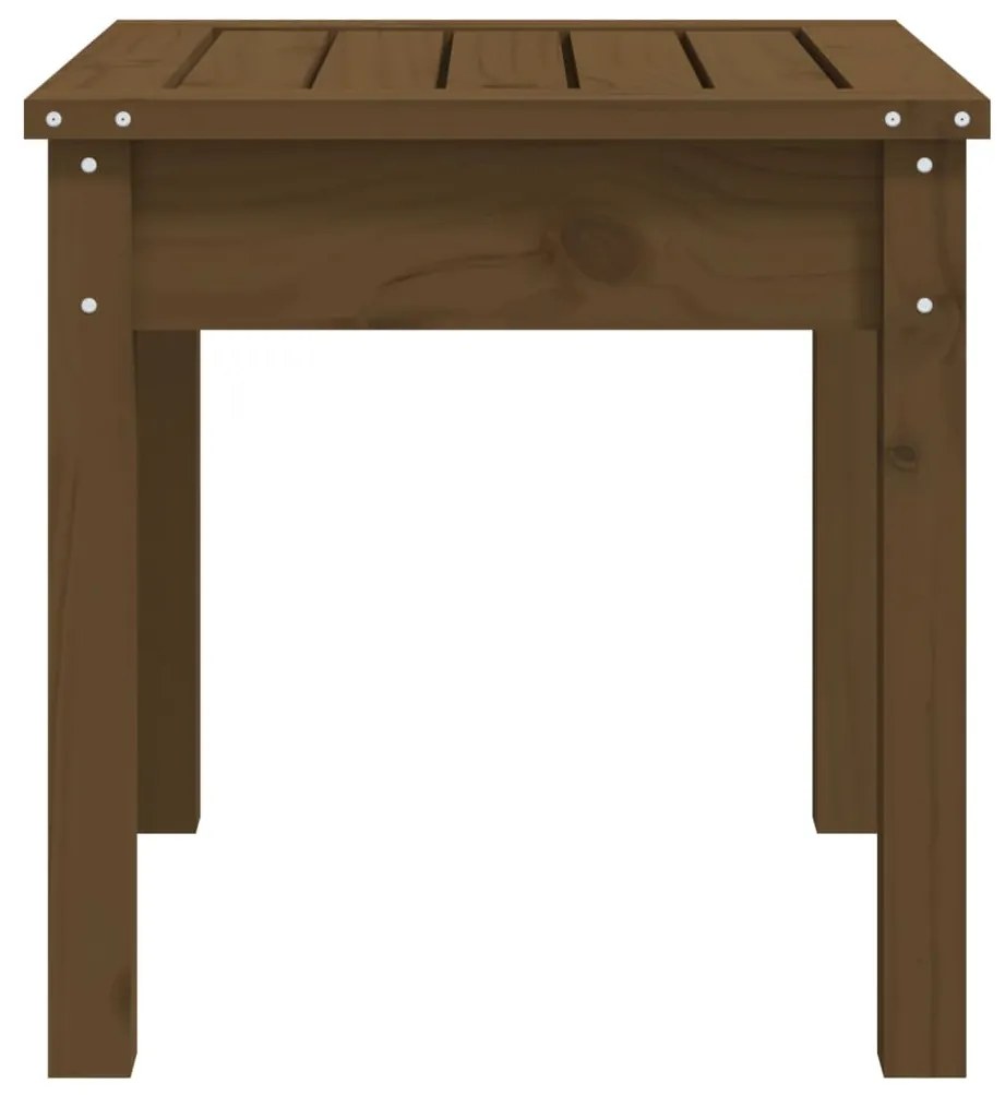 Panca da giardino miele 50x44x45 cm legno massello di pino