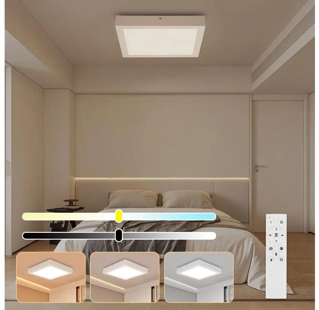 Brilagi-LED Lampada da bagno dimmerabile FRAME SMART LED/24W/230V IP44 bianca+RC