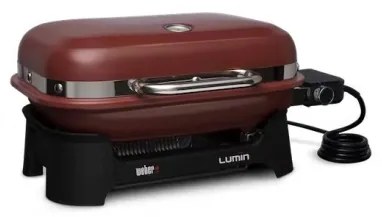 Weber Lumin Compact Barbecue Elettrico Multifunzione Cremisi - 91040953