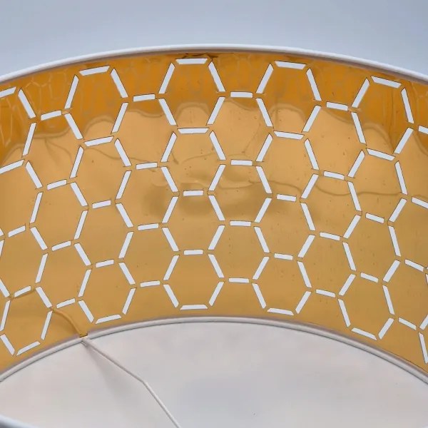 Lampada a sospensione con cavo ULLE 1xE27/15W/230V bianca